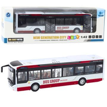 Gradski autobus Metalno zvučno svjetlo 1:42 Crveno