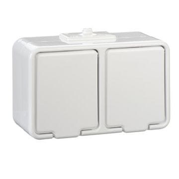 Schneider Electric Schneider Cedar bijela - dvostruka utičnica IP44 Nt-230H