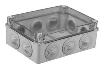 Pawbol Nadžbukna kutija S-Box 406-P - 190x140x70, 10 uvodnica, IP65