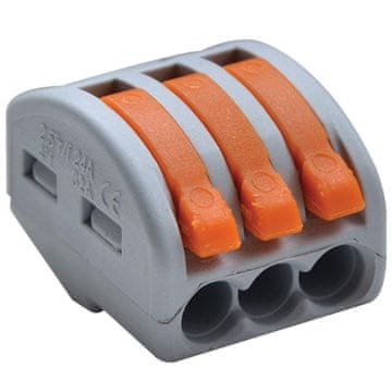 Tracon Electric Otvorni konektor 3x0,75-4mm - OVO2,5-3 - Tracon