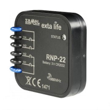 Zamel Exta Life - 4-kanalni radio odašiljač na baterije RNP-22