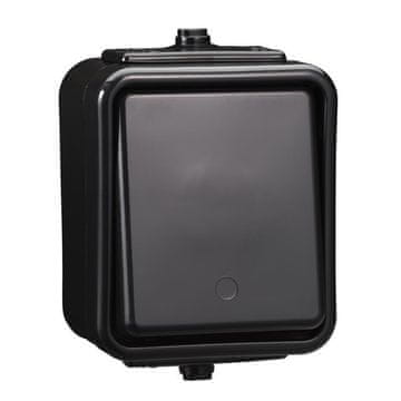 Schneider Electric Schneider Cedar crni - jednopolni prekidač IP44 WNt-100C