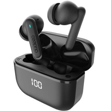 Northix Slušalice u uhu ANC ENC LED Aeropods crne