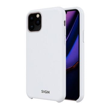 Northix Tekuća silikonska maskica za iPhone 11 Pro Max - bijela