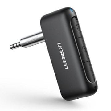 Northix Ugreen Bluetooth 5.0 audio prijemnik AUX mini priključak za automobil - crni