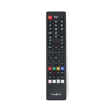 Nedis Zamjenski daljinski upravljač | Odgovara za: LG | Unaprijed programiran | 1 jedinica | Amazon Prime / Disney + tipka / Netflix tipka / Rakuten TV tipka | Infracrveni | Crni
