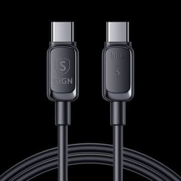 Northix USB-C na USB-C kabel 100 W, 3 m - crni