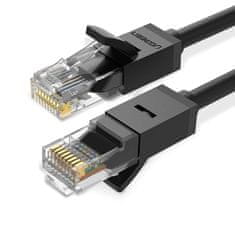 Northix Ugreen LAN Ethernet U/UTP Cat6 mrežni kabel, 1000 Mbps, 15 m - crni