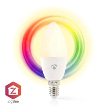 Nedis SmartLife žarulja u punoj boji Zigbee 3 0 E14 470 lm 4 9 W RGB Toplo do hladno bijela 2200 6500 K AndroidTM IOS Svjetlo 1 kom
