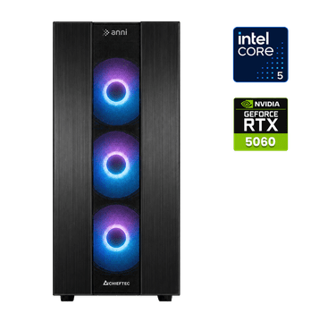 Anni Gamer Advanced računalo, Intel Core i5-12400F, 16GB, SSD1TB, RTX 5060, FreeDOS