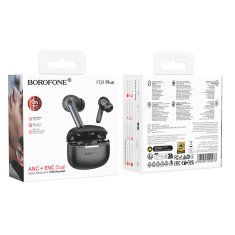 Borofone FQ9 Plus TWS bežične slušalice ANC / ENC, crne