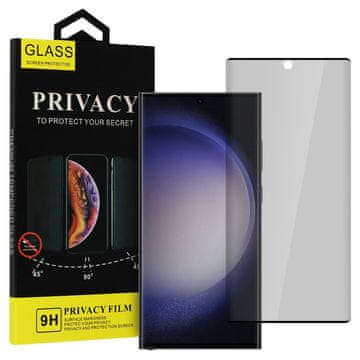 MG Privacy Glass zaštitno staklo za Samsung Galaxy S23 Ultra, crno