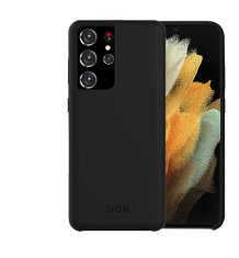 Northix Tekuća silikonska maskica za Samsung Galaxy S21 Ultra - crna