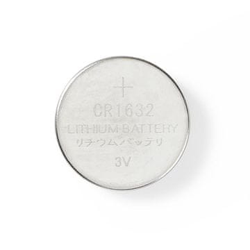 Nedis Litijeva gumbasta baterija CR1632 3 V DC Unaprijed napunjena 5 blistera Razne jedinice Srebrna