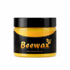 HOME & MARKER® Univerzalno sredstvo za poliranje namještaja – prirodni pčelinji vosak, obnavlja i njeguje drvo, 80 g | BEEWAX