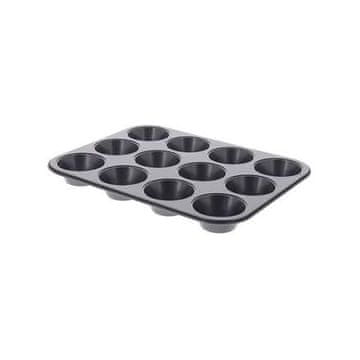 de Buyer Posuda za pečenje 4843.00, non-stick mold, solid, 12 muffins, PFOA free PTFE, max. 220 °C