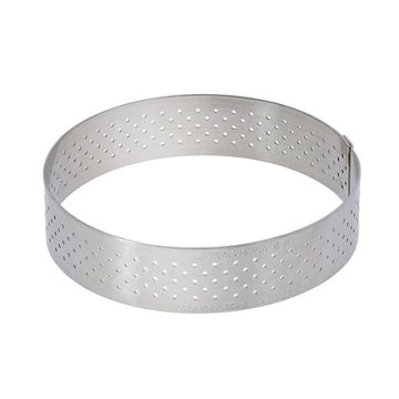 de Buyer Prsten za tortu 3099.06, VALRHONA, perforated, stainless steel, diameter 15.5 cm