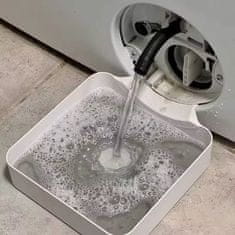 Cool Mango podložak za perilicu rublja, odvodna posuda za zaštitu poda od curenja, ABS bijela, 17,5 × 17,5 cm - WasherTray
