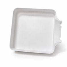 Cool Mango podložak za perilicu rublja, odvodna posuda za zaštitu poda od curenja, ABS bijela, 17,5 × 17,5 cm - WasherTray