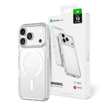 Minimal AmazingThing Minimal Mag Drop Proof maska za iPhone 18 Pro Max sa MagSafe - Prozirna