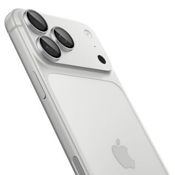 Spigen Spigen Optik Pro 2-Pack zaštita kamere iPhone 18 Pro/Pro Max - Srebrna