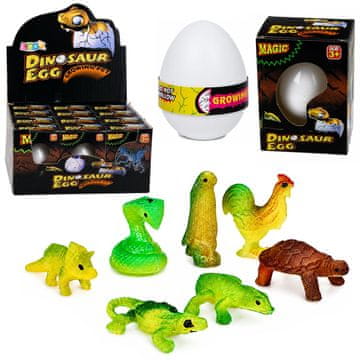 slomart LEAN TOYS Čarobno jaje - dinosaurus koji se izleže u vodi, 6,5 cm