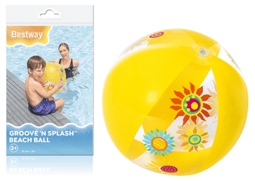 slomart BESTWAY Nafukovací míč na pláž/bazén 51 cm, žlutý