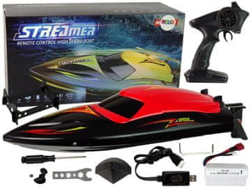 R/C Motorni čamac 2.4G Crveni 35 KM/H