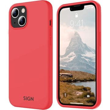 Northix Tekuća silikonska maskica za iPhone 15 plus - crvena