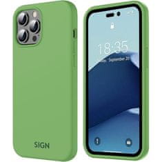 Northix Tekuća silikonska maskica za iPhone 14 Pro - žad zelena