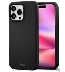 Northix Tekuća silikonska maskica za iPhone 16 Pro - crna