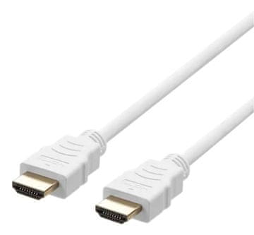 Northix Deltaco Ultra High Speed HDMI na HDMI, 2 m - bijeli