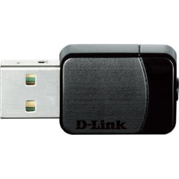 Northix D-Link Mini AC mrežni adapter AC580 USB 2.0 - crni