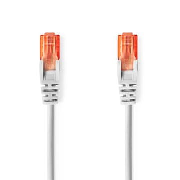 Nedis Mrežni kabel CAT6 U/UTP, 2 m, sivi