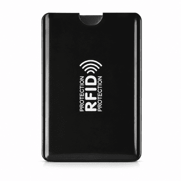 HOME & MARKER® RFID zaštitna futrola za kartice, aluminijska zaštita od skeniranja, tanka i vodootporna, 92 × 62 mm | SCANSTOP