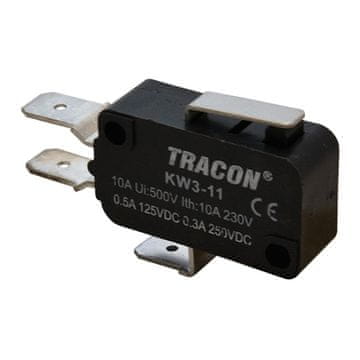 Tracon Electric Mikro granični prekidač s opružnom polugom KW3-11
