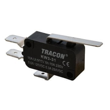 Tracon Electric Mikro granični prekidač s opružnom polugom KW3-31
