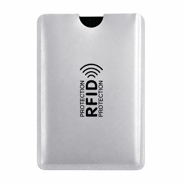 HOME & MARKER® RFID zaštitna futrola za kartice, aluminijska zaštita od skeniranja, tanka i vodootporna, 92 × 62 mm | SCANSTOP