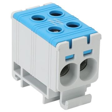 Tracon Electric Kompaktni konektor sabirnice, plavi 2,5-35 mm2 FLEAL-35/2K
