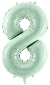 Folija balon broj 8 OSAM zeleni 72 cm
