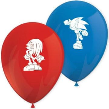 Procos Lateks baloni SONIC Jež Sega igra Bajka 8 kom.