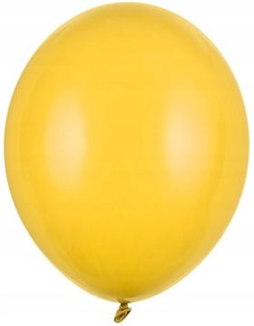 Pastelno žuti rođendanski baloni 12 cm 100 kom.