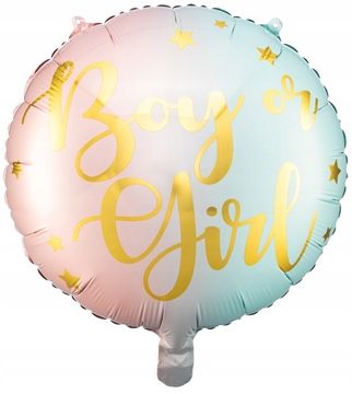 Folija balon za dječaka ili djevojčicu, 35 cm, mix