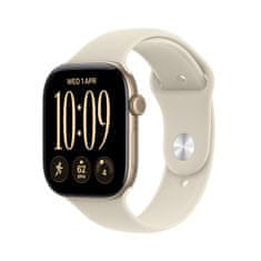 Apple Watch Series 12 pametni sat, GPS, 42mm, alu. kučište, Light Gold, Sport Band - S/M, bež (mjed4wf/a)
