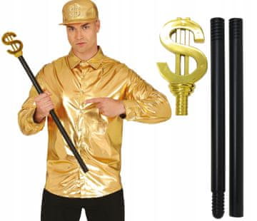 Guirca Chick Pimp Stick DOLLAR Reper Macho 80-ih Bogat čovjek Gangster Pimp 76 cm