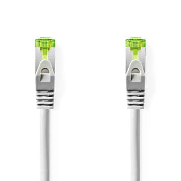 Nedis Mrežni kabel CAT7 | S/FTP | RJ45 muški | RJ45 muški | 10,0 m | Bez zapinjanja | Okrugli | LSZH | Sivi | Oznaka