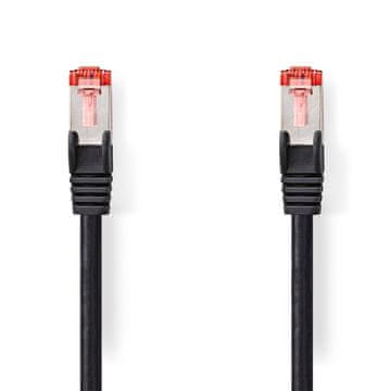 Nedis Mrežni kabel CAT6 S/FTP, 1 m, crni