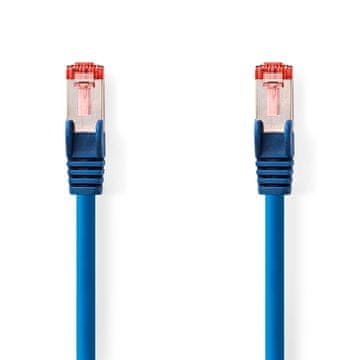 Nedis Mrežni kabel CAT6 | RJ45 muški | RJ45 muški | S/FTP | 3,00 m | Okrugli | LSZH | Plavi | Oznaka