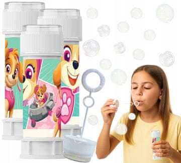 INNA MJEHURIĆI OD SAPUNICE za djecu PAW PATROL Štenci Bajka SKYE Zabava za rođendan 60ml