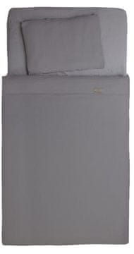 BabyMatex Posteljina od 2 dijela 100x135 MUSLIN tamno siva
